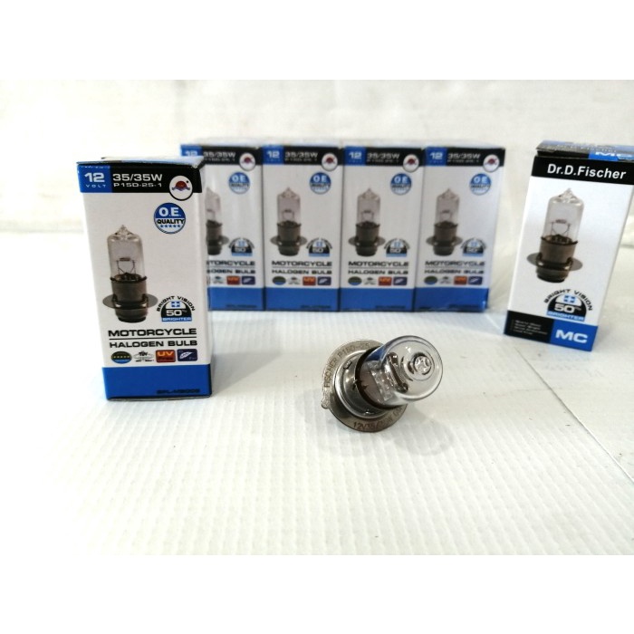 Lampu bohlam dr.d.fischer MC 35/35W STANDART +50% UV FREE Asli germany star