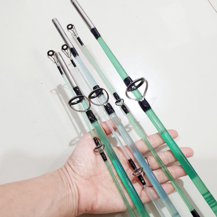 Paling Laris.. JORAN SWAN FIBER SOLID SHOCK DRAT TRANSPARAN  PANJANG150-240-270CM KEKUATAN 8-25KG