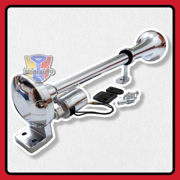 Klakson Angin Terompet Air Horn 1 Corong Mobil 12v 24v terlaris