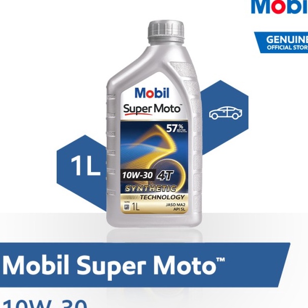Grosir Oli Mesin Mobil Super Moto 10W-30 (1 liter)