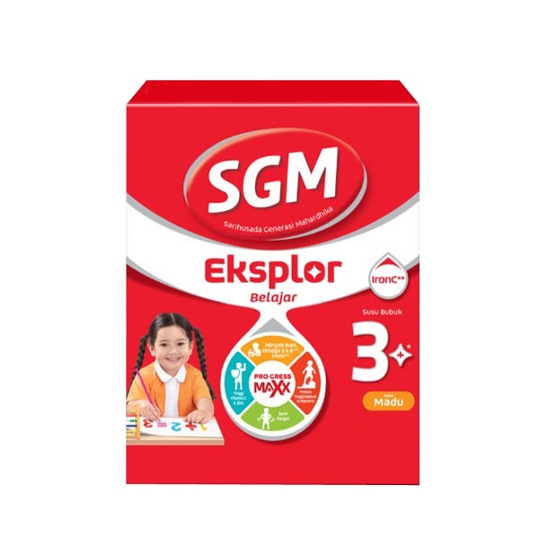 Promo Harga SGM Eksplor 3+ Susu Pertumbuhan Madu 900 gr - Shopee