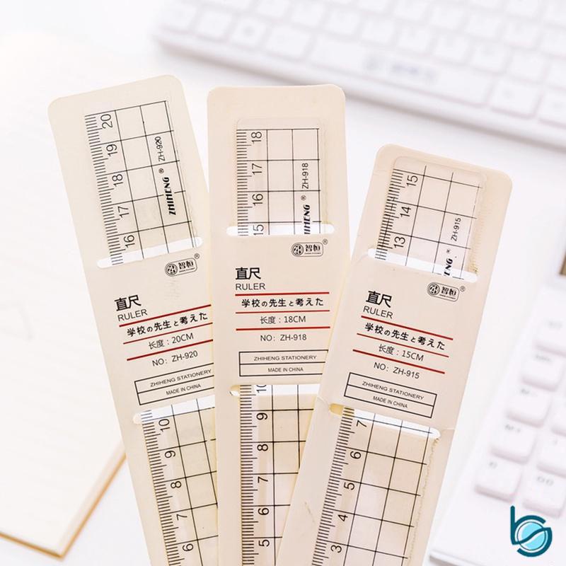 

Ggaris Transparan Muji Style/Transparent Ruler 15 18 20 Cm Dan Geometry - Best Stationary