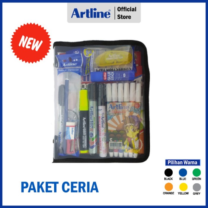 

Ready Paket Alat Tulis Artline Paket Ceria Set _.