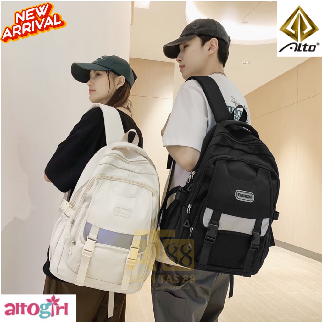 TAS RANSEL SEKOLAH WANITA KOREA IMPORT TAS SEKOLAH ANAK PEREMPUAN SD SMP SMA IMPOR ALTO ORI 08