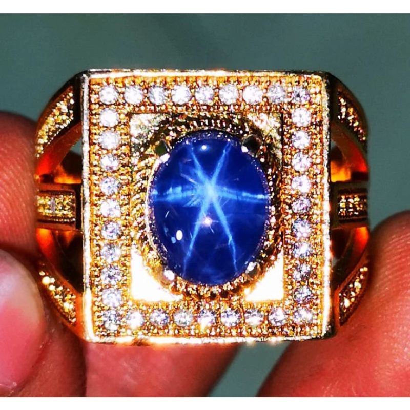 BATU PERMATA BLUE STAR SAPPHIRE+MEMO SGR