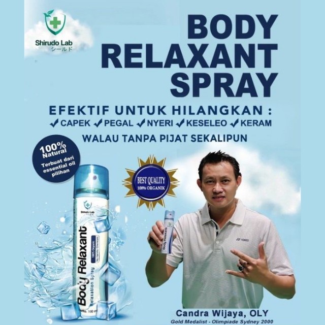 Terlaris Body Relaxant Spray 100 Ml Shirudo Lab