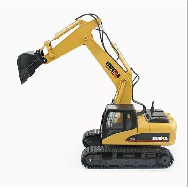 Huina 1350 RC Excavator Skala 1:14 15CH Mainan Remote Control