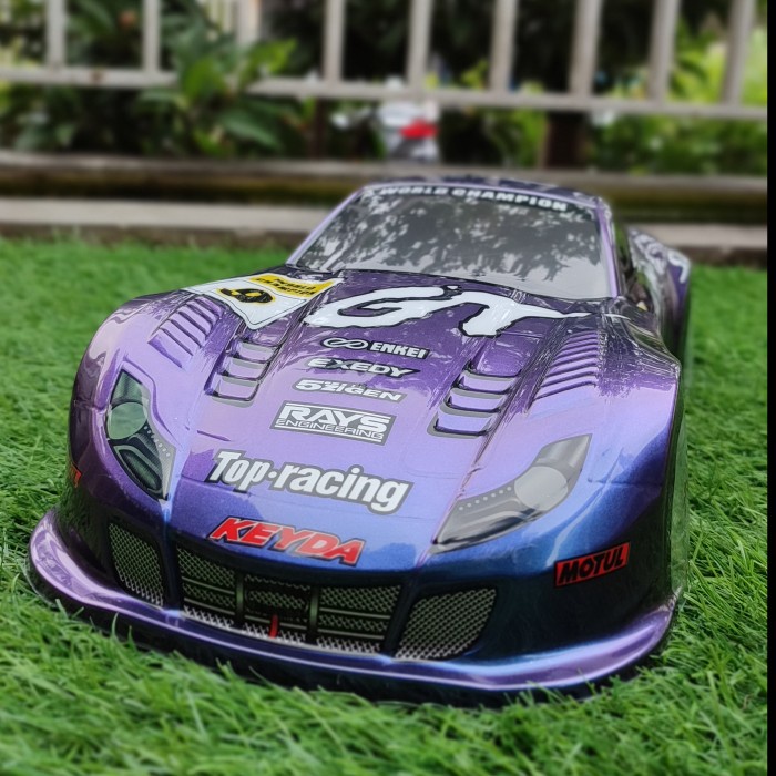 Body RC Rally Drift Nissan Keyda Racing Skala 1/10 HSP FF Tamiya VRX