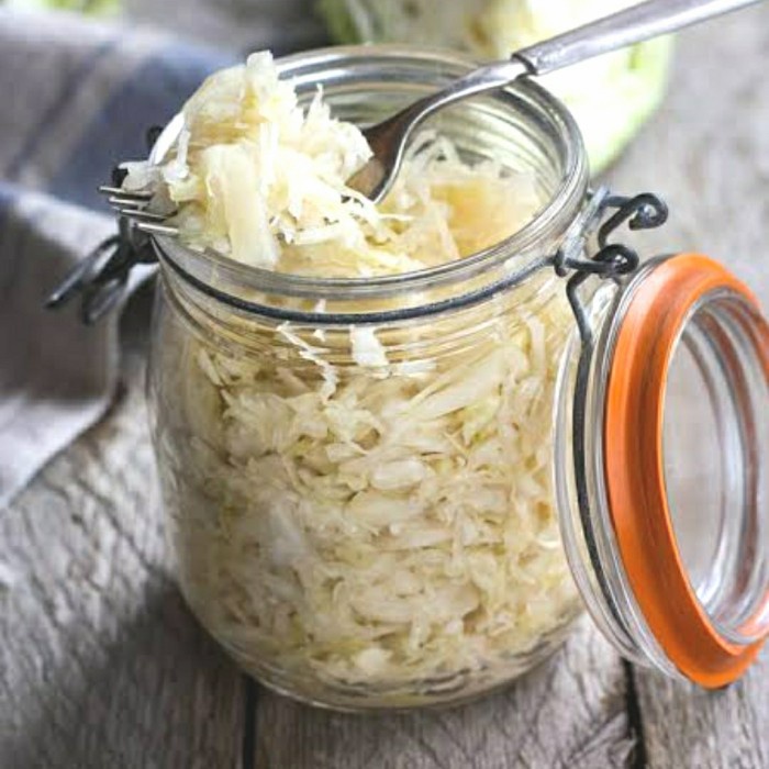 

Sauerkraut Organic/Raw/No Preservatives 500Gr Siap Konsumsi