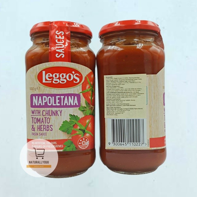 

Leggos Napoletana With Chunky Tomato & Herbs Pasta Sauce 500Gr