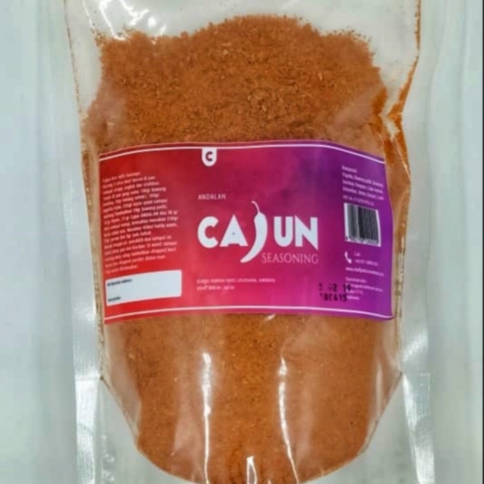 

Cajun Seasoning "Andalan". 500 Gr. Dry Rub . Bumbu Marinasi. Topping