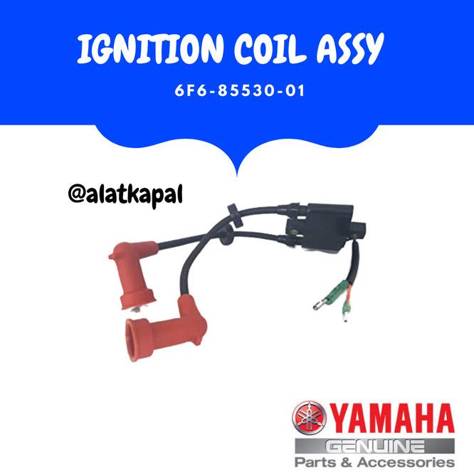 Ignition Coil Assy Coil 6F6-85530-01 Untuk Mesin Tempel Yamaha 40Pk
