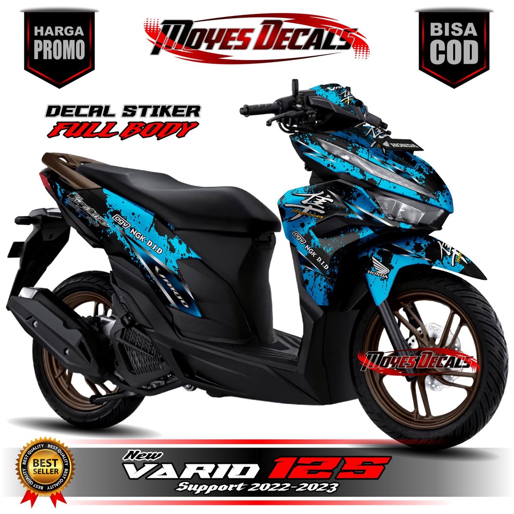 Decal Vario 125 New Full Body - Stiker Vario 125 New Full Body - Decal Vario 125New Full Body motif 