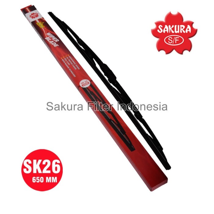 Wiper Blade Honda Accord Euro R 2005 1 Set (2 Pc) 26" & 16" Sakura best seller