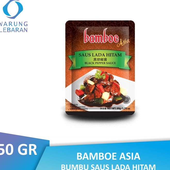 

➵➭✬ Bamboe Asia Bumbu Saus Lada Hitam 50 GR