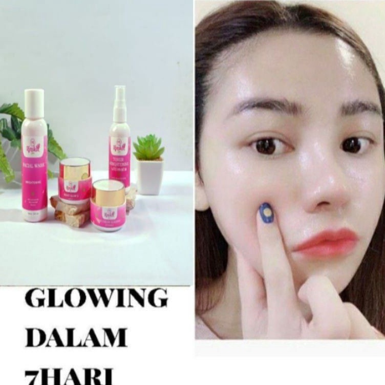 12.12 Brand PAKET SKINCARE/PELICIN PEMUTIH WAJAH NRGLOW BPOM PUTIH CEPAT GLOWING 