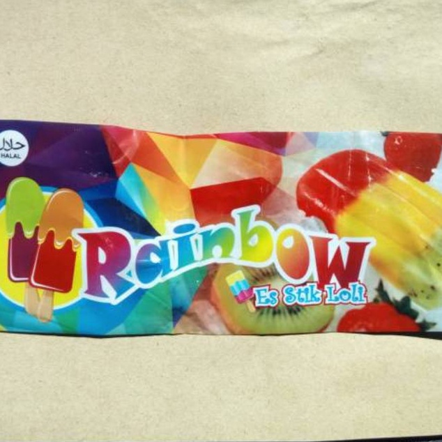 

FHHH8373 Kemasan Loly/Plastik loly Rainbow