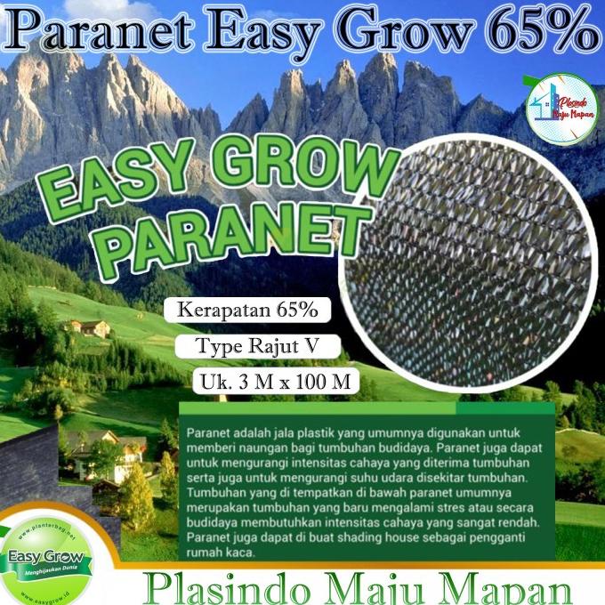 Paranet Easy Grow 65% - Jaring Paranet 100 Meter - Paranet 65% 1 Roll