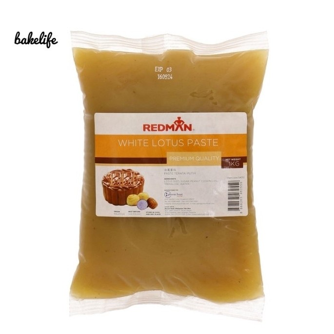 

mooncake filling redman white lotus paste premium quality