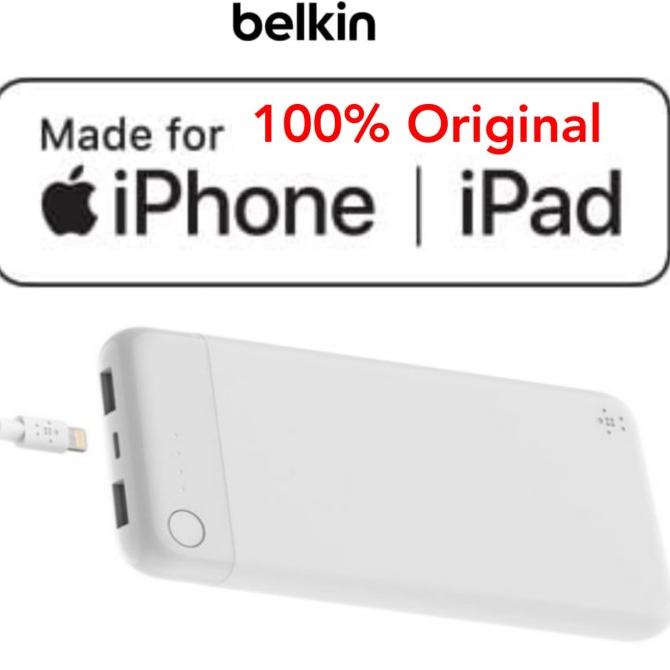 Iphone Powerbank Belkin 10K Power Bank Lightning Fast Charging Charge Andreaheranata