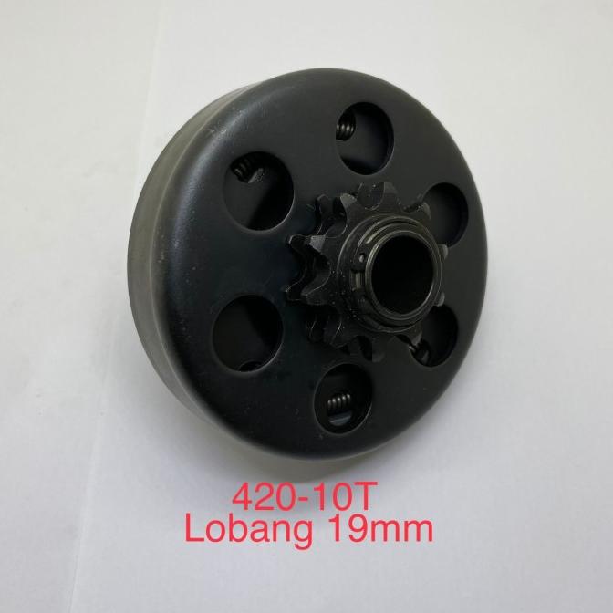 Kopling Otomatis Assy 420 - 10T As 19Mm Gokart - Robin - Honda Gx 160 Original