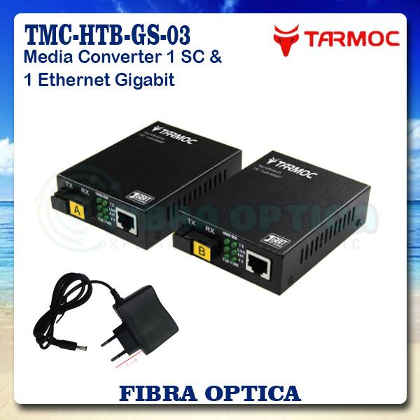 Tarmoc TMC-HTB-GS-03 | Media Converter 1FO 1LAN Gigabit | HTB GS03