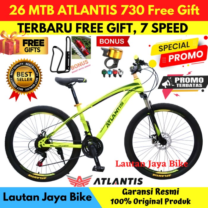 Sepeda 26 Mtb Atlantis Sporty Rem Cakram $12
