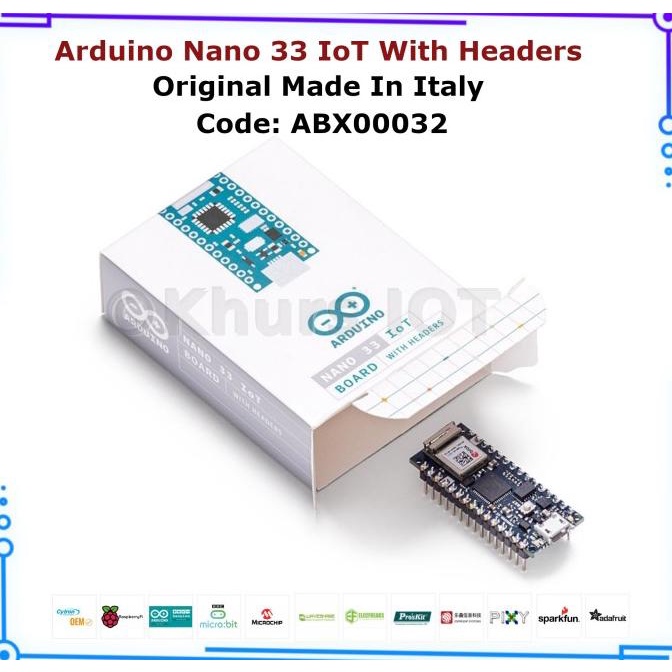 Arduino Nano 33 IoT With Headers - Original Made In Italy