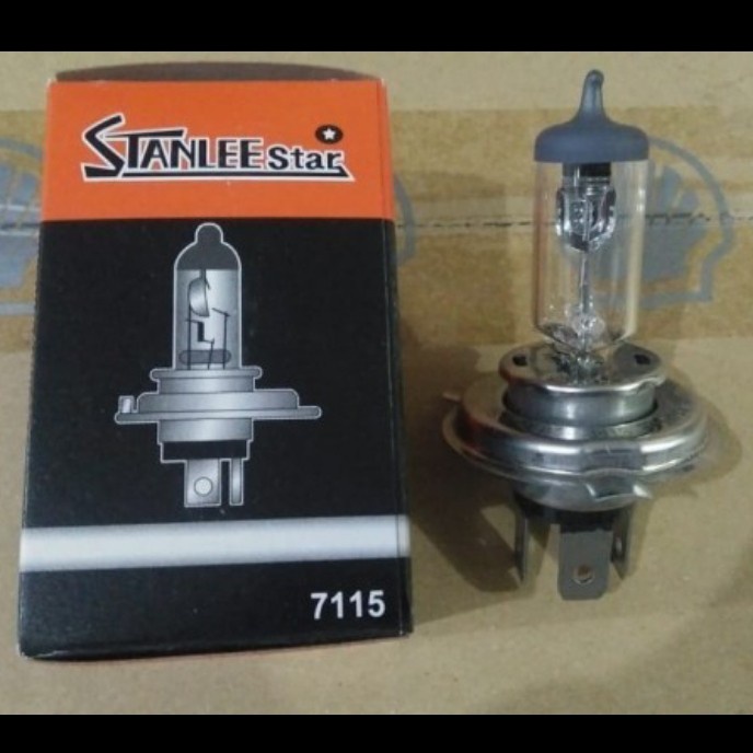Bohlam/Lampu Halogen Stanlee Star H4 12V-60/55W Good Quality (7115) terbaik