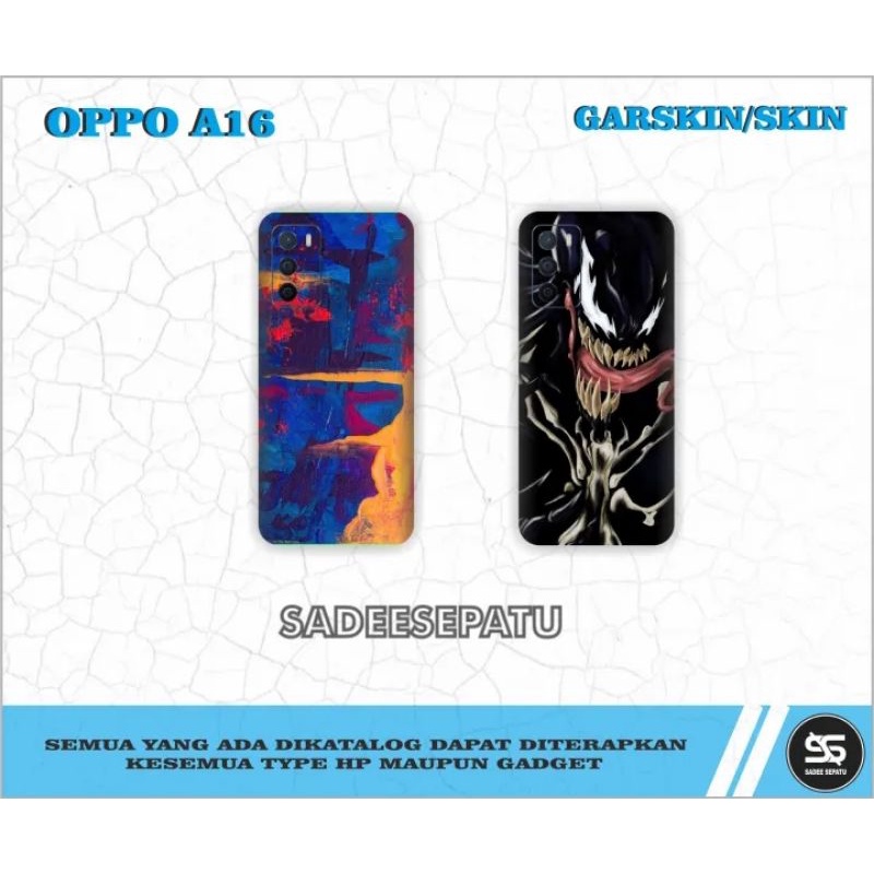 Garskin (STIKER) HP OPPO A16 BISA CUSTOM MOTIF