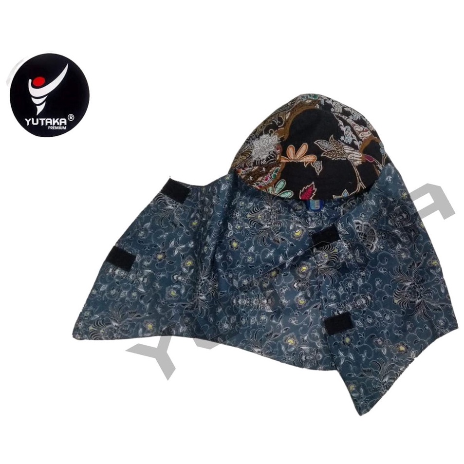 Nq TOPI JEPANG KATUN batik/Termurah Topi proyek / Topi Kerpus murah batik/murah Topi Wellding Topi w