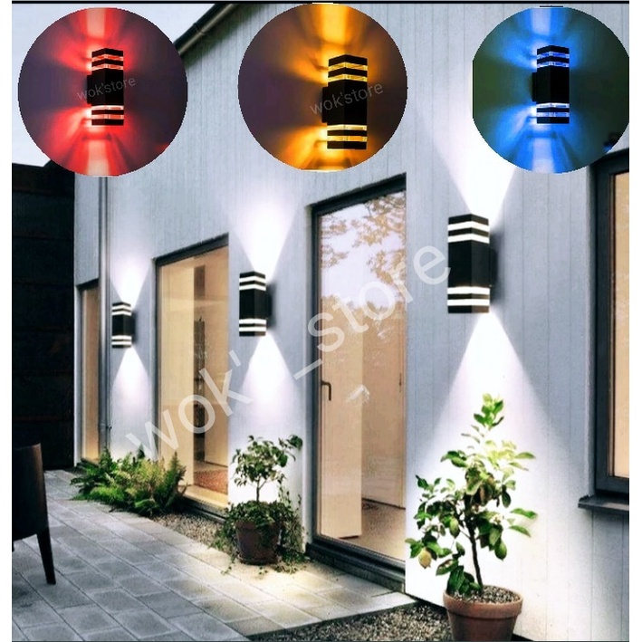 lampu hias dinding taman cafe teras (pvc)