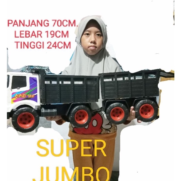 ➘ OBRAL MURAH.... MAINAN MOBIL ANAK2 TRUK GANDENG SUPER JUMBO q Produk Premium ツ.