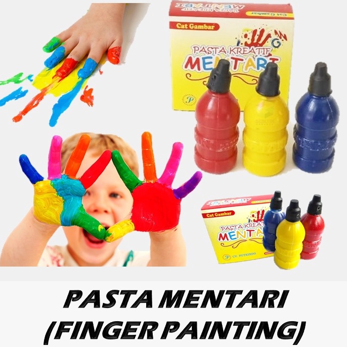 

[NZ➸.Q☞> Pasta Kreatif Mentari | Cat Lukis Mewarnai Anak | Pewarna non-Toxic Finger Painting | Mainan Edukasiamanah.!