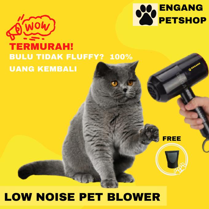Pet Blower Grooming Kucing Anjing Anti Bising /Hair Dryer Kucing Anjin