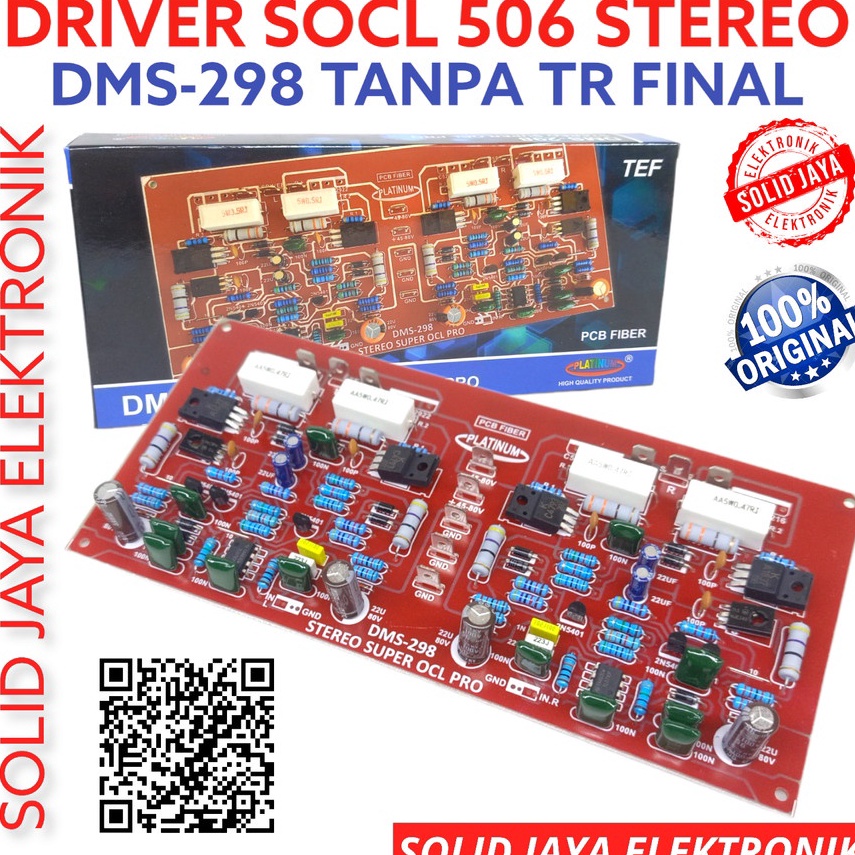 QV KIT DRIVER POWER SUPER OCL SOCL 506 TEF PRO STEREO TEF POWER AMPLIFIER AMPLI SOCL-506 506 SOCL PR