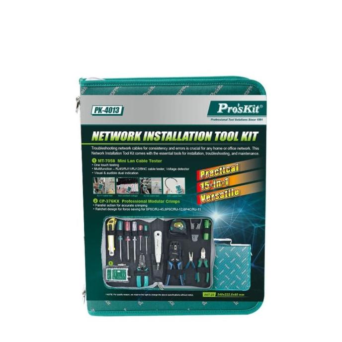 Proskit Pk-4013 Network Installation Tool Kit - Peralatan Instalasi