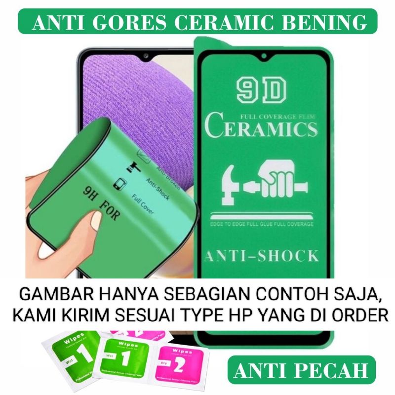 TEMPER GLASS CERAMIC CLEAR VIVO Y17S TG BENING FULL LAYAR