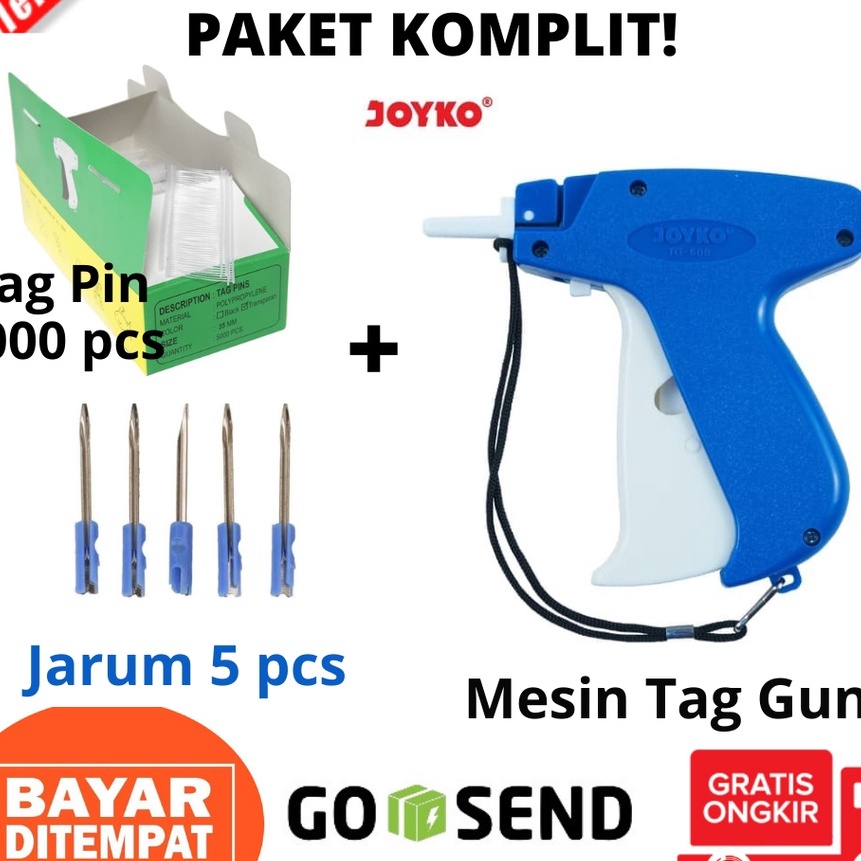 

(♥U11V/㊛) TAG GUN MEREK Joyko Alat Tembak Pemasang Label Bandrol Harga HangTag TG-600 TERMURAH - virral..