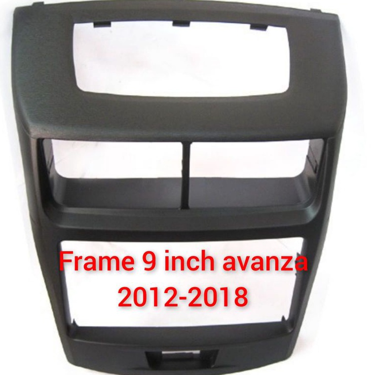 - Cr frame tape mobil double din 9 inch mobil all new avanza 2012-2017 ❃ ♫