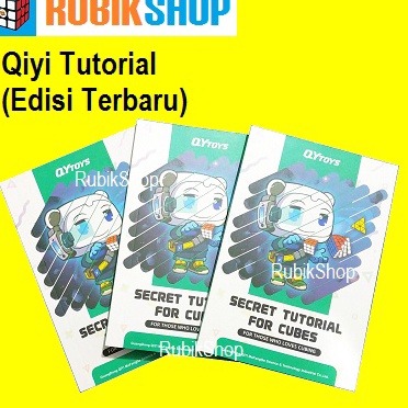 ↕ QIYI SECRET TUTORIAL BOOK / BUKU RUMUS RUBIK CFOP CROSS F2L OLL PLL f Produk Premium ★★★.