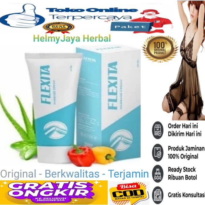 Flexita Cream Original Sendi Otot Tulang Persendian Herbal
