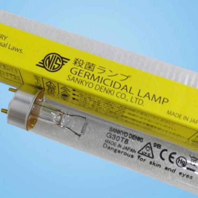 Lampu UVC Kuman Sankyo Denki G30T8 30Watt UV Germicidal Made in Japan