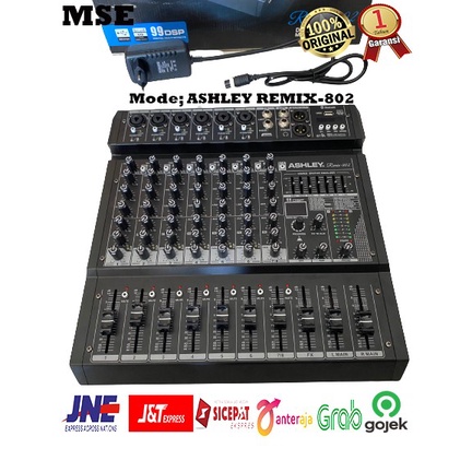 Mixer 8 Channel Ashley Remix802 Remix 802 Original Garani 1 Tahun