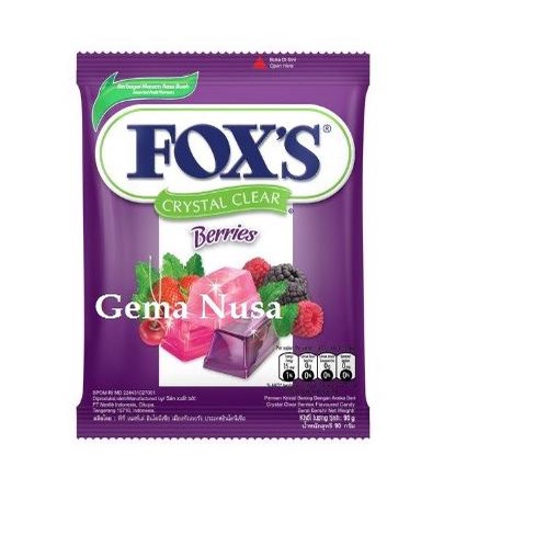 

Fox`S Berries Permen Crystal 90Gr