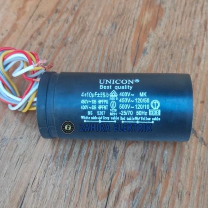 :=:=:=:=] Kapasitor Mesin Cuci 2 Tabung 4uf - 10uf