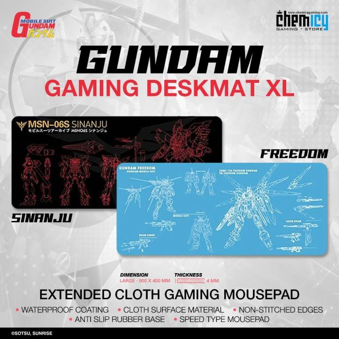 Gundam Deskmat Xl Cloth Gaming Mousepad