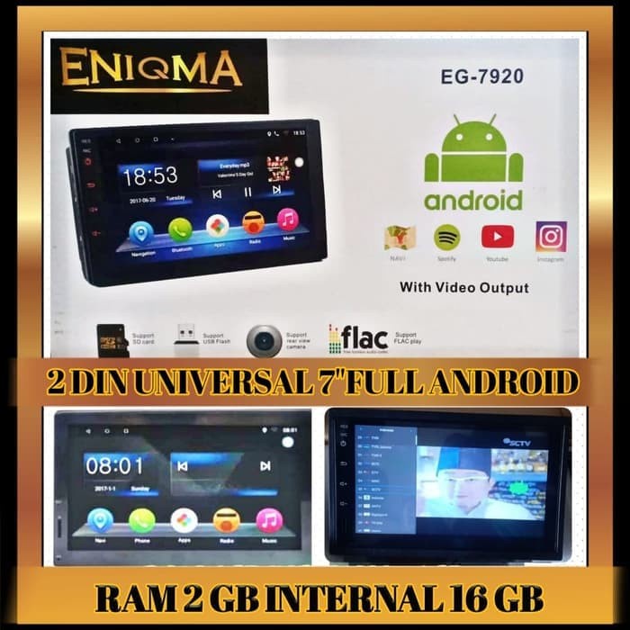 Head Unit Enigma EG-7920 Android Ram 2GB ready