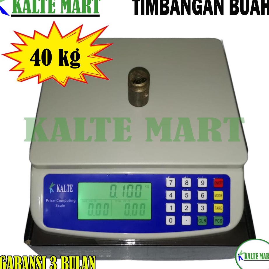 Diskon Timbangan Digital Computing Scale 30kg/40Kg Timbangan Digital buah 40Kg Timbangan sayur Digit