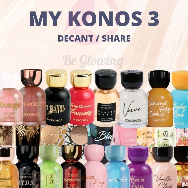 ☇✯✱ Decant Mykonos Part 3 - its Not Ella Paradise Pistachio Musk Aura Rouge Sansa Adelina Matcha Enc